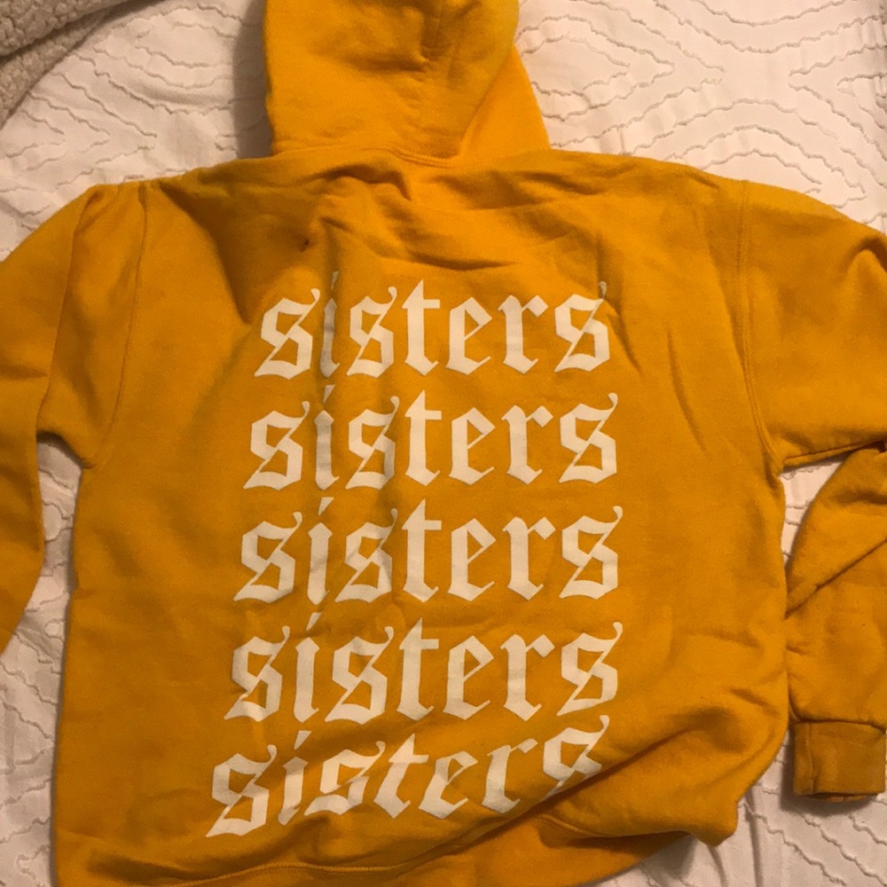 James Charles “sisters” hoodie Yellow